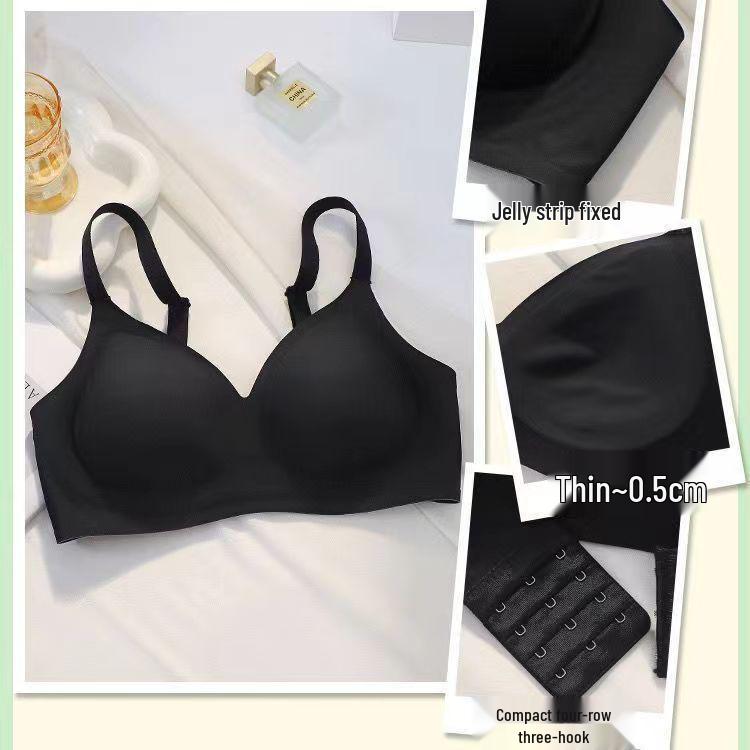 Cartoon Push-Up Wireless Bra for Small Busts with Side Support