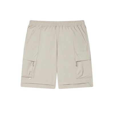 Original Dry Cool Multi-Pocket Versatile Workwear Woven Casual Shorts Men Shorts Light-Khaki F11M529807F-DK