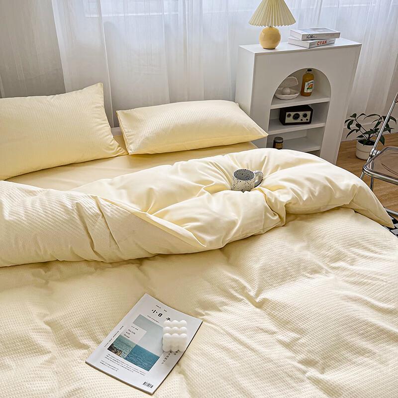 3pcs Duvet Set for Bedroom Apartment Student Dormitory for All Seasons Single Bed Double Bed (1pc Duvet Cover +2pcs Pillowcase)