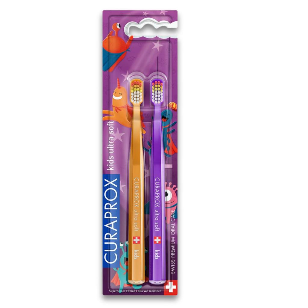 CURAPROX Super Heroes Edition Kids Toothbrush (2-pack)