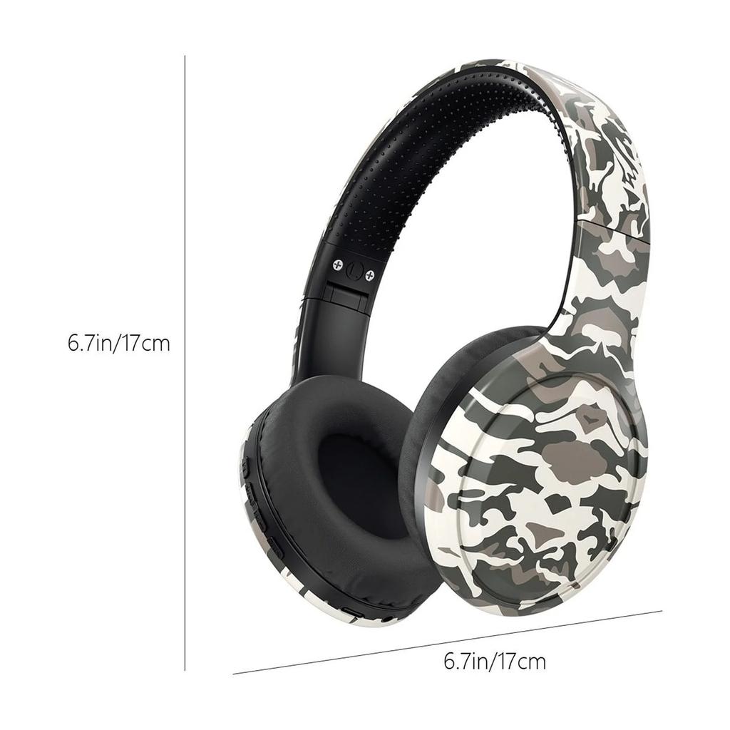 Wireless Bluetooth Headphones with Subwoofer, Bluetooth 5.3, Suitable for Mobile, Computer, Gaming, Music, and Sports