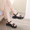 Open toes niche fresh skirt sandals summer new fashion versatile beach shoes