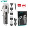 Original VGR Haarschneider für Männer Professioneller Haartrimmer Wiederaufladbarer Trimmer Rasierer Haarschneide-Set mit LED Digitalanzeige V-276