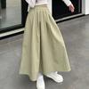 Summer Women Fashion Colorful Long Skirts Girls Versatile Comfortable Elastic Dress Concise Leisure Vacation Skirt
