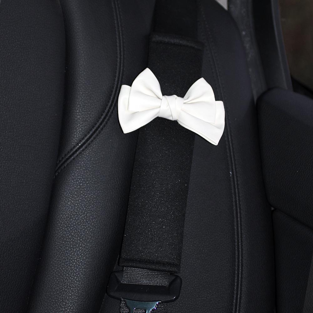 Summer Cartoon Car Seat Belt Shoulder Pads - Cute Car Interior Decoration for Women, Pair