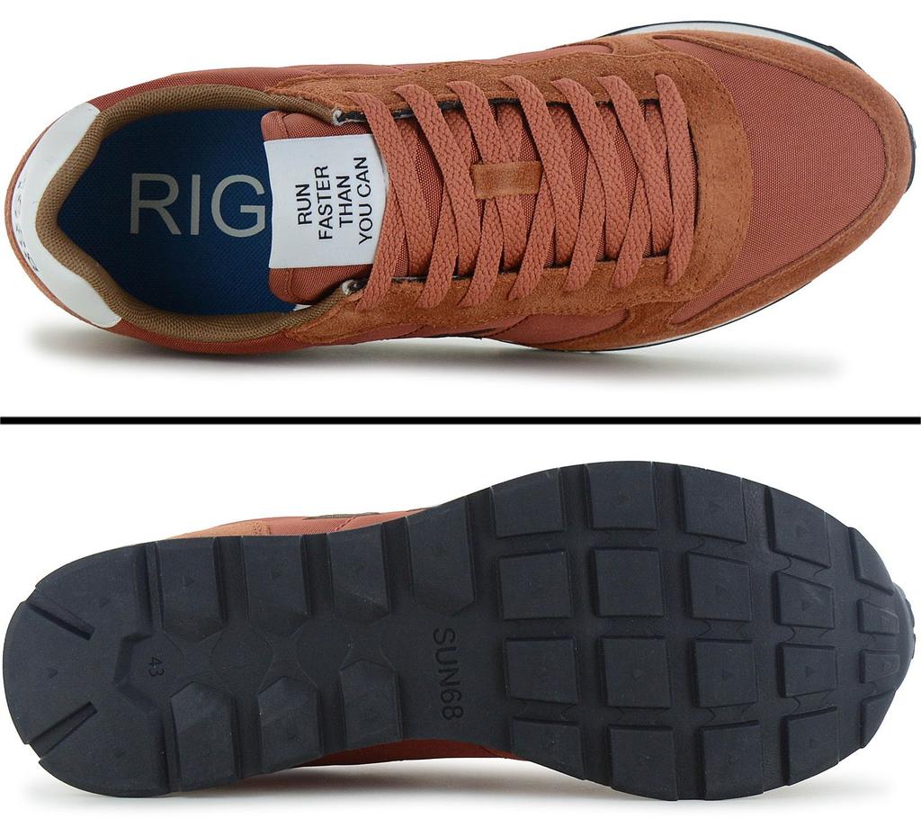 SUN68 Tom Solid - Herren Sneakers Schuhe Rot Z36101-36 ORIGINAL