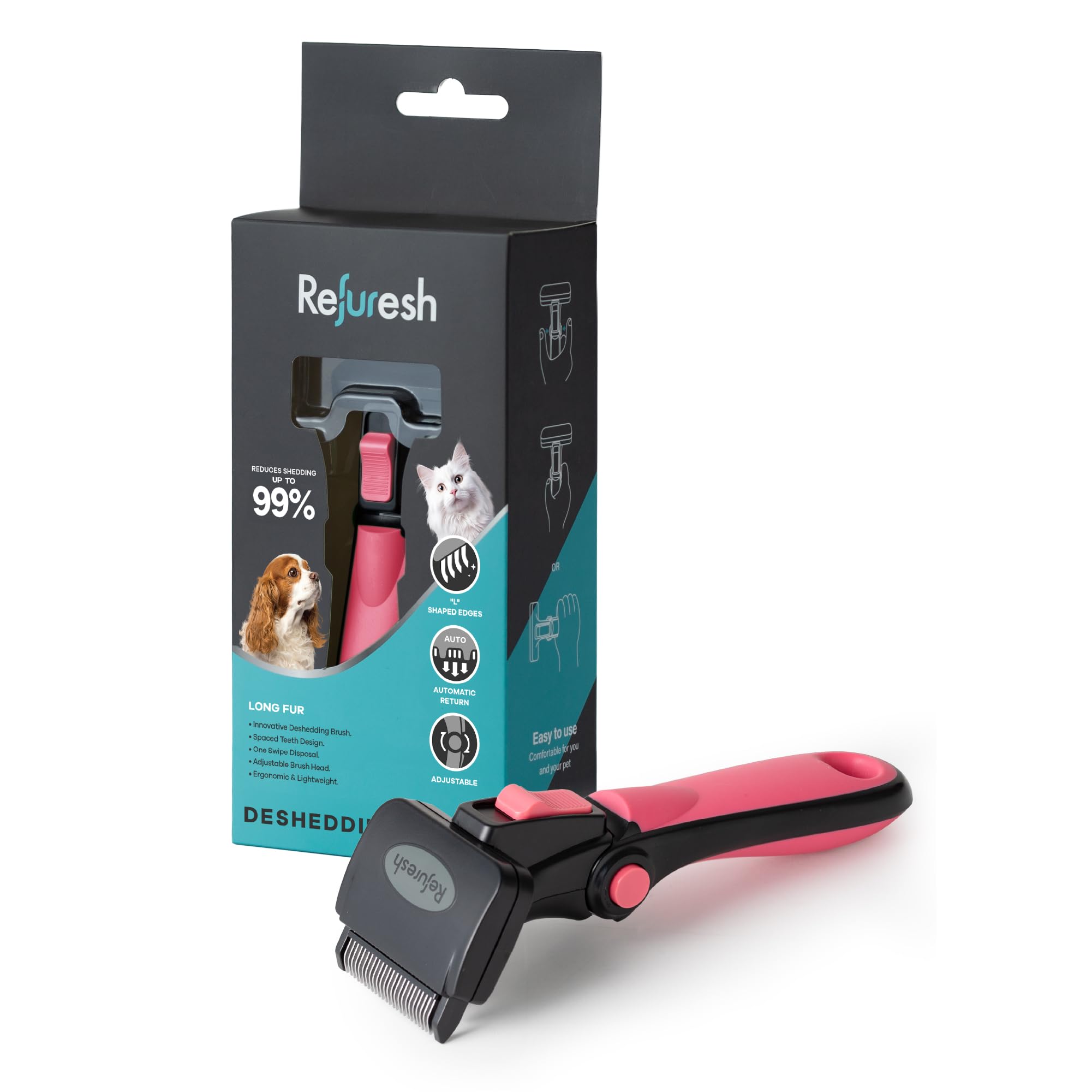 

Refresh a dedicated pet hair removal brush for and other and this brush is perfect for breeds and small Brush, dogs, cats, pets. Comfortable,