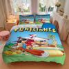 3pcs The Flintstones Duvet Cover Set, 1 Duvet Cover + 2 Pillowcases (No Insert), High-Definition Print, Home & Dorm Set yy251208095