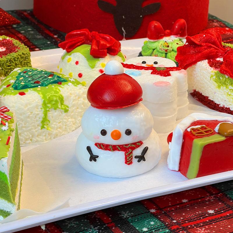 

Silicone Slow Rebound Toy Original Toast Texture Sensory Squiy Toy Creative Prank Toy for Adults