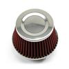 3.0inch Cold Air Intake Filter Red Universal Washable Reusable for Sport Racing Car Engine Intake Pipe 76mm High Flow Air Filter