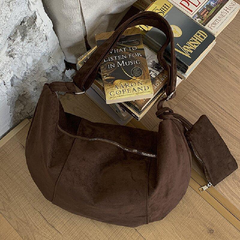 

Bags Women s New Trendy and Popular Commuter Versatile Splicing Shoulder Bag Large Capacity Crossbody Dumpling Bag