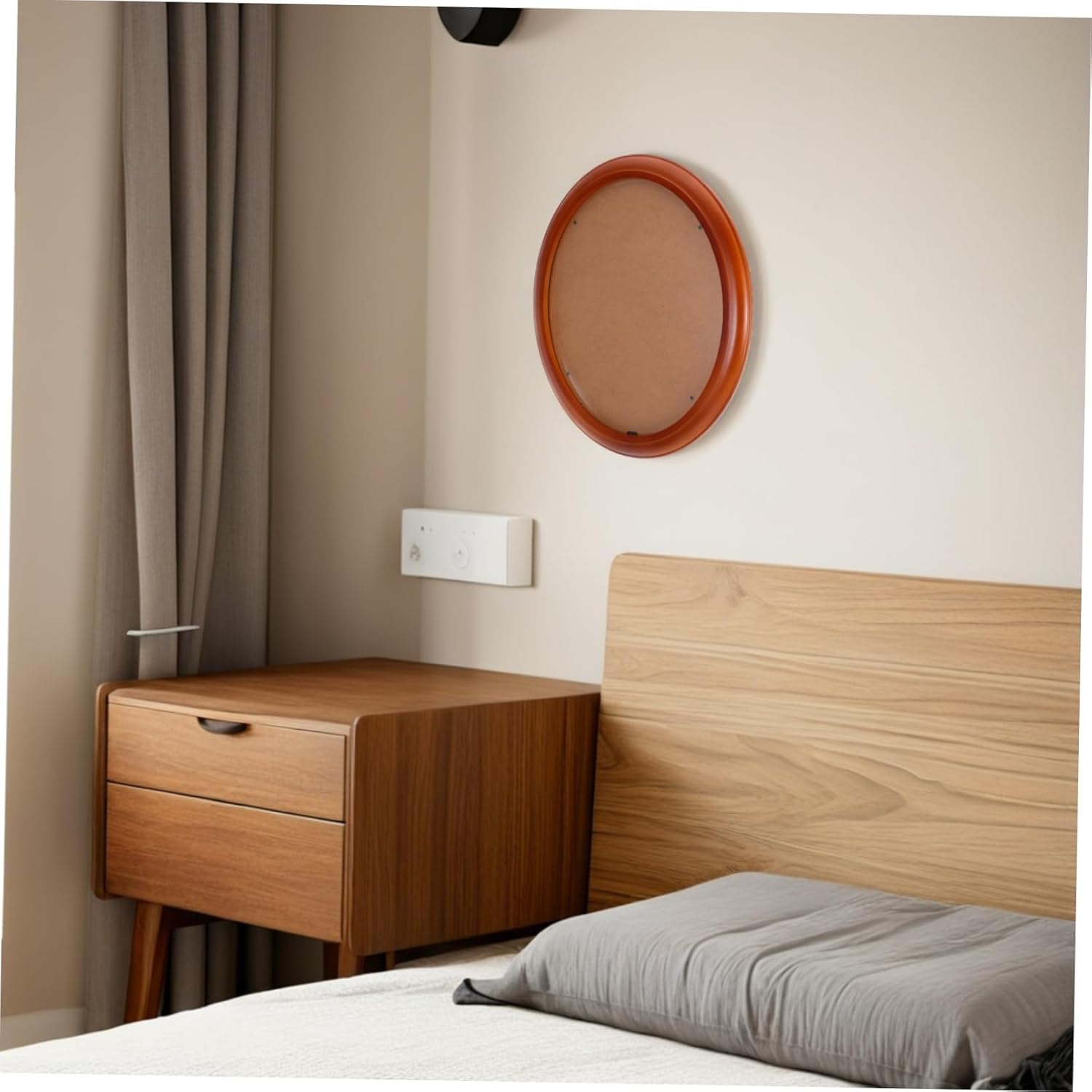 

Овальная фоторамка из массива дерева 14x12 дюймов, коричневая антикварная, настенная, подвесная рамка для постеров, подходит для гостиной, спальни