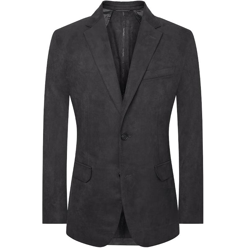 Мужская приталенная куртка Baoxiniao из замши 46