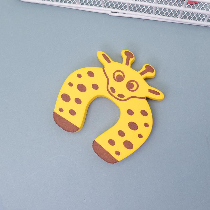 11-Color Cartoon Safety Door Stopper for Kids - Thick EVA Door Clip