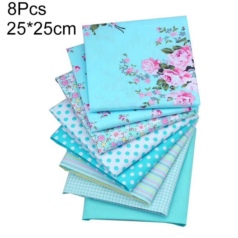 6/7/8 szt. Tkanina patchworkowa 25x25cm Splot skośny DIY Drukowana 40x50cm Tkanina bawełniana Materiał do pikowania i szycia Zestaw