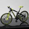 1:10 Mini Alloy Mountain Bike Model Diecast Metal Finger Racing Bicycle Folded Cycling Ornaments Collection Playthings for Kids Gifts