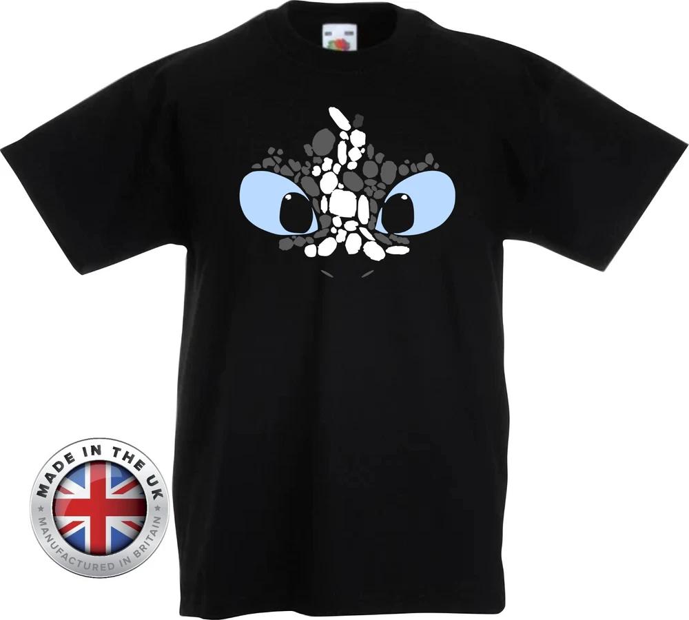 How To Train Your Dragon Thunder Black T Shirt UnisexUnisexs Fitted Kids S
