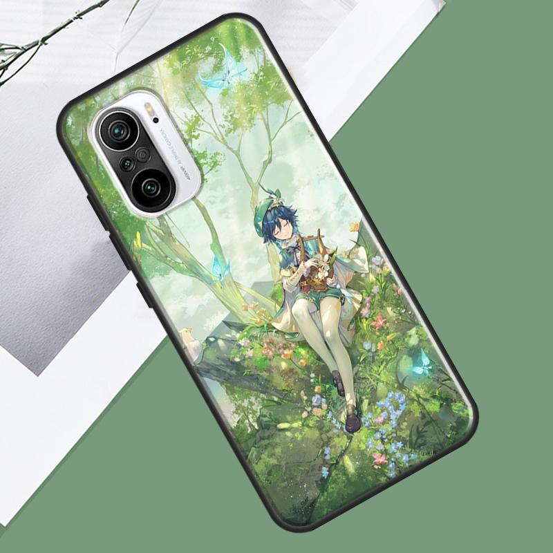 Genshin Impact Venti Game Case For Xiaomi 15 Ultra 13 14 11T 12T 13T 14T Pro POCO F7 Pro F5 F6 X3 X5 X6 X7 Pro Cover