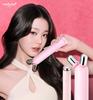 Medicube AGE-R Booster V Roller Mini Plus EMS V-Line Conjunto Massageador Facial com Cabeça V Roller + Gel Booster PDRN (Rosa/Bege)