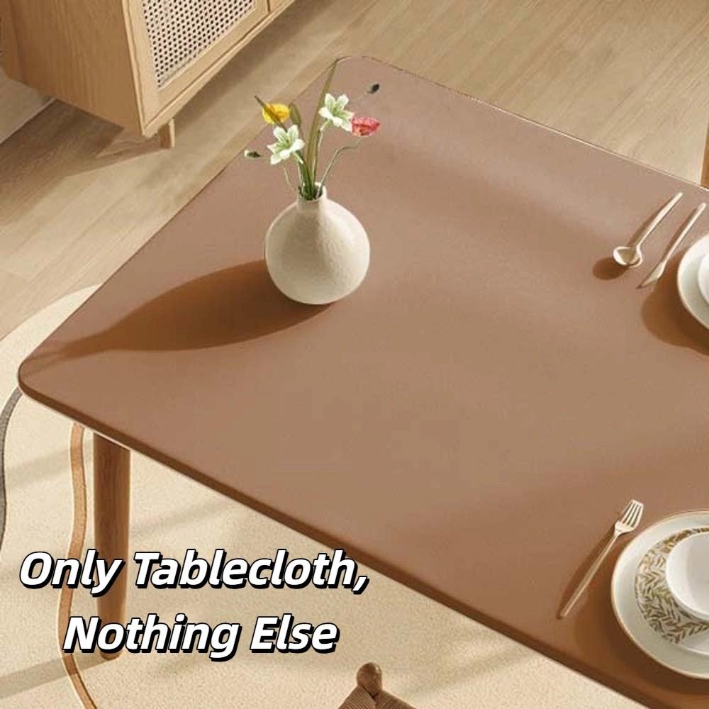 Smooth Imitation Sheepskin Tablecloth Rectangular Desk Protection Cover  Dining