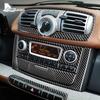 Carbon Fiber Style Center Console Sticker for Smart 451 Fortwo 2011-2015 Interior Panel Decal