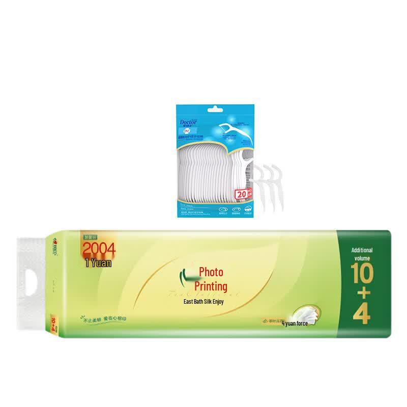 Dental Floss Sticks & Toilet Paper Bundle