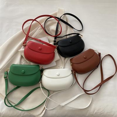 New Summer Casual and Fashionable Retro Saddle Bag Simple Retro Crossbody Bag Casual and Simple Mobile Phone Bag
