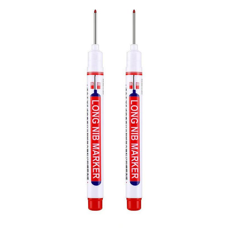 Neue 20mm Tiefloch-Langspitzenmarker für Metall-Perforierstift Wasserdicht Badezimmer Holzbearbeitung Dekoration Mehrzweck