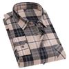 Pure Cotton Men's Plaid Shirt Long Sleeve Regular Fit Men Casual Oversized Shirt Leisure Autumn Male Blouse New Plus Size 11XL