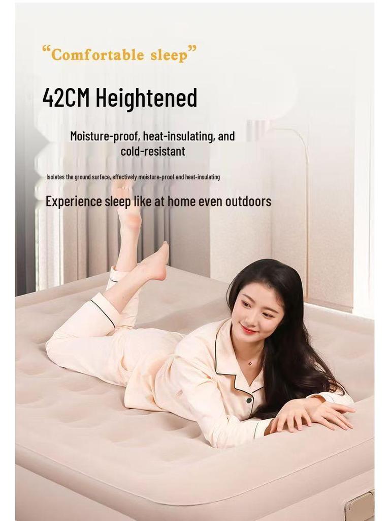 Portable Automatic Inflatable Air Mattress and Tent Sleeping Pad