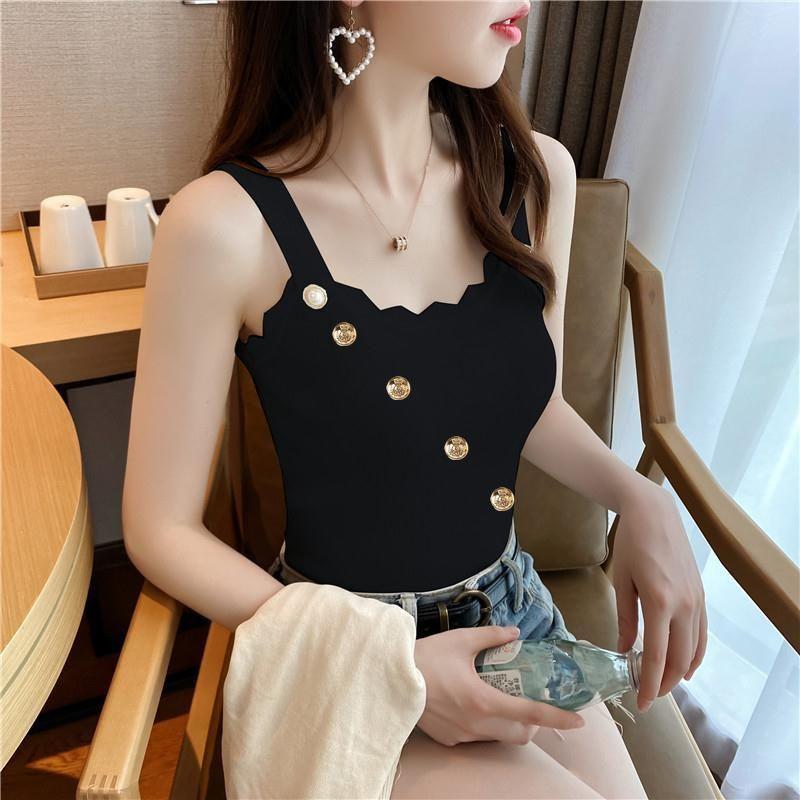 Fashionable and Comfortable Sleeveless Camisole for Women, Perfect for Layering, Short Slim Fit Tank Top