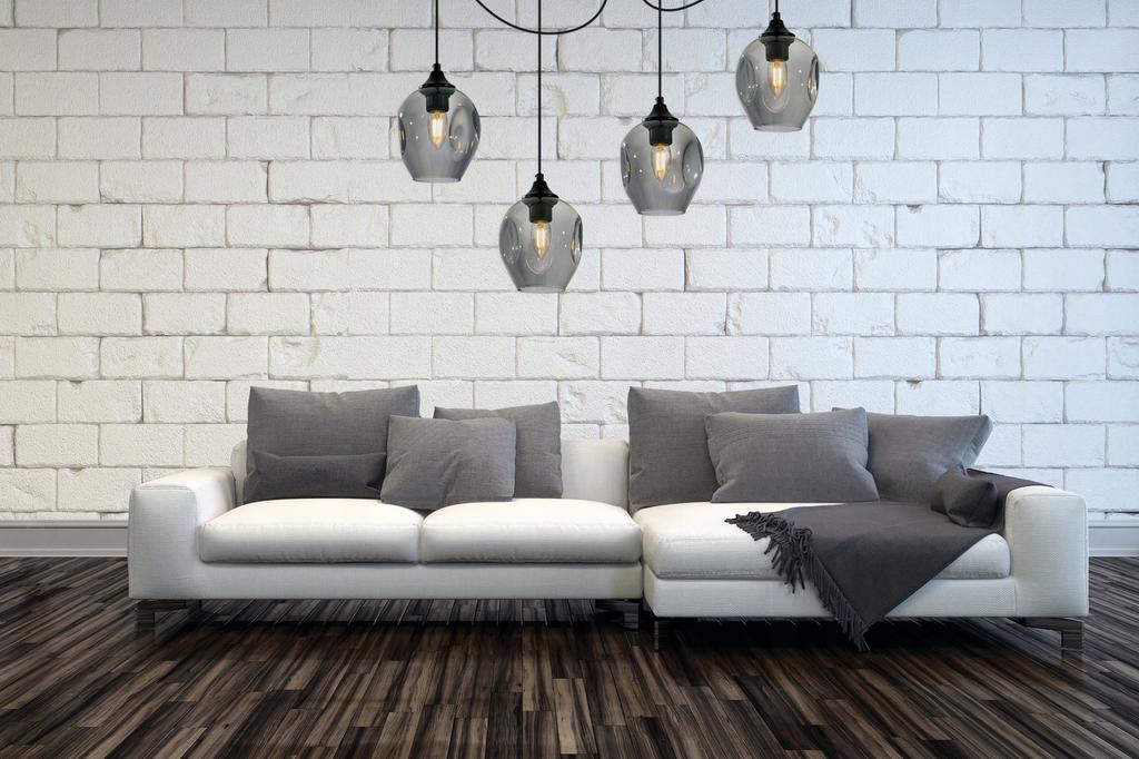 MODERN GLASS SPIDER CEILING HANGING LAMP