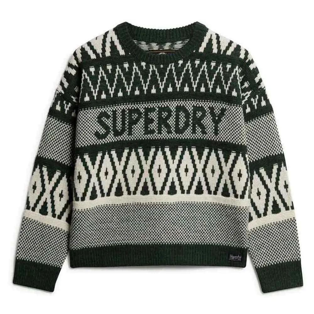 Superdry Sweater Sweater Branded Pattern