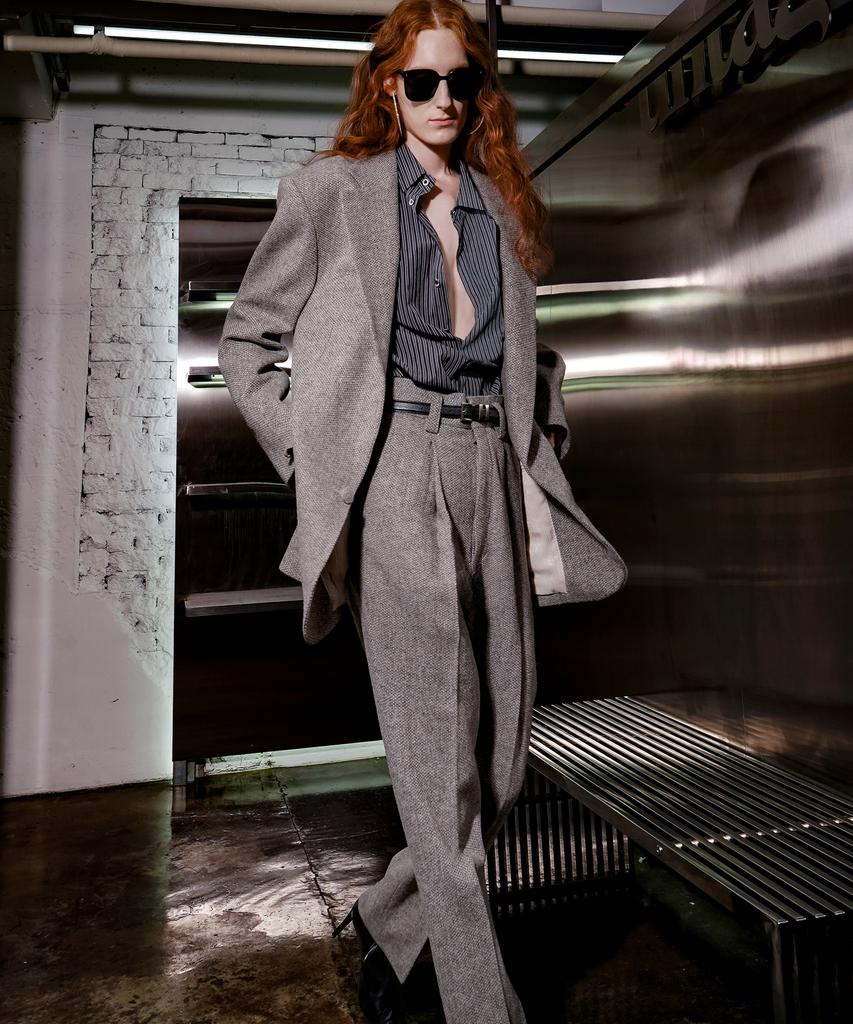 UNTAGE Wool Tweed Trousers (Unisex)_Uth-Fp51