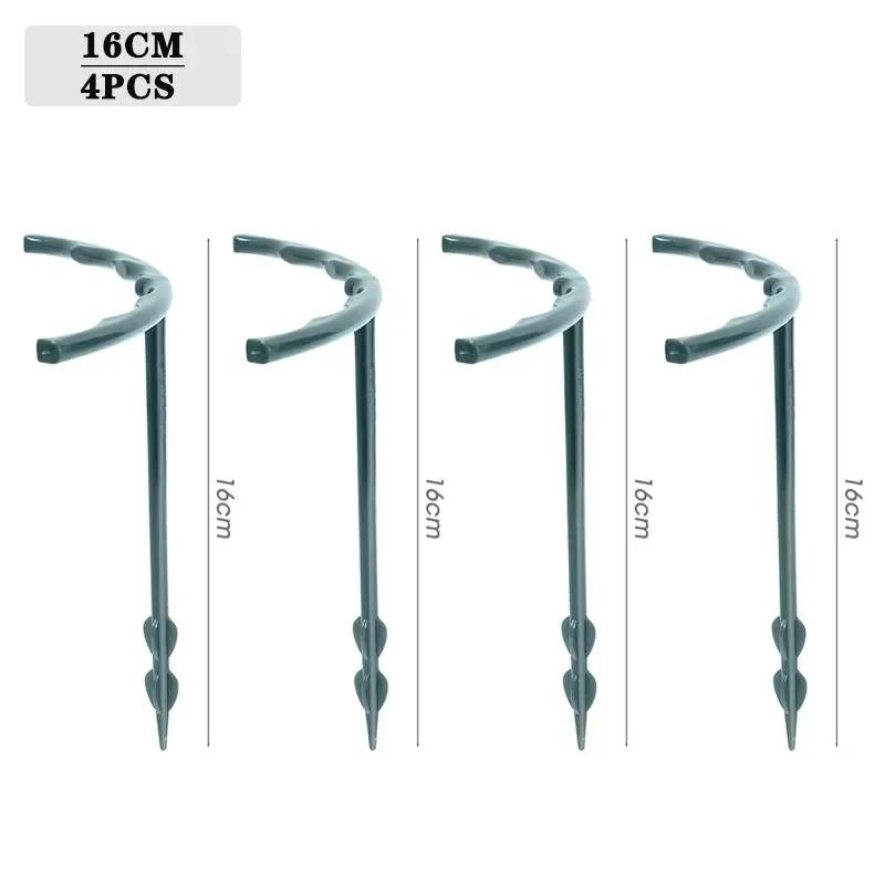 

4-32PCS Plastic Plant Support Pile Frame Greenhouse Arrangement Semicircle Fixed Rod Indoor Flower Plant Vine Climbing Bracket