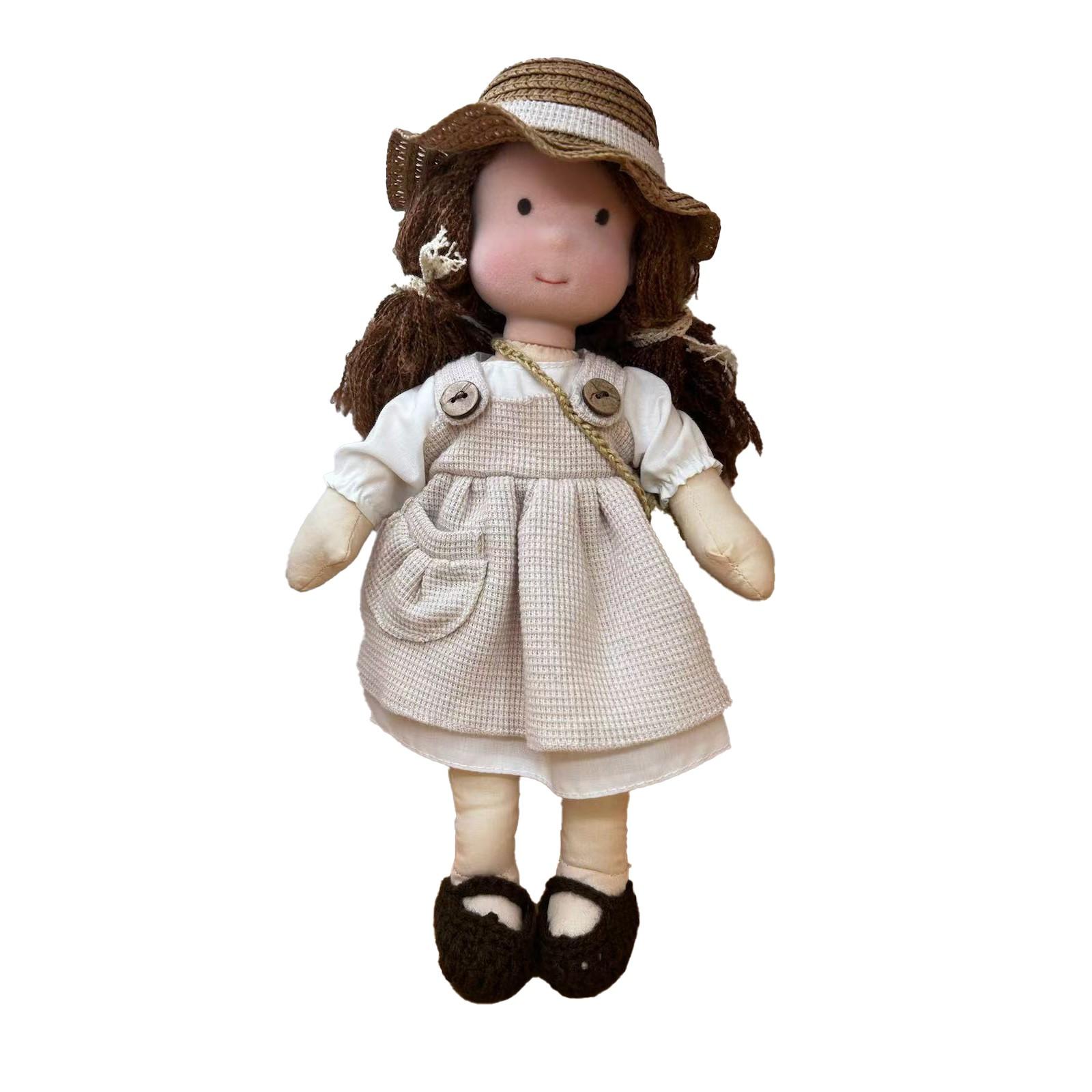 

Soft Doll Toy , Baby Rag Doll, Suitable For Girls Birthday Gift, Plush Toy Gift One Size чорний