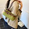 Korean Retro Suede Underarm Bag Autumn Winter New Fashi Shoulder Bag Large Capacity Commuter Handbag