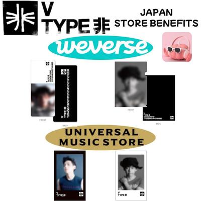 ПОПЕРЕДНЄ ЗАМОВЛЕННЯ BTS V TYPE БЕЗ ЯПОНСЬКИХ POB ПЕРЕВАГИ МАГАЗИНУ weverse JAPAN UNIVERSAL MUSIC STORE ЗАКЛАДКА ПРОЗОРИЙ ФАЙЛ ФОТОКАРТКА