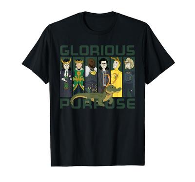 Marvel Loki Variation Alligator Loki Glorious Purpose T-Shirt