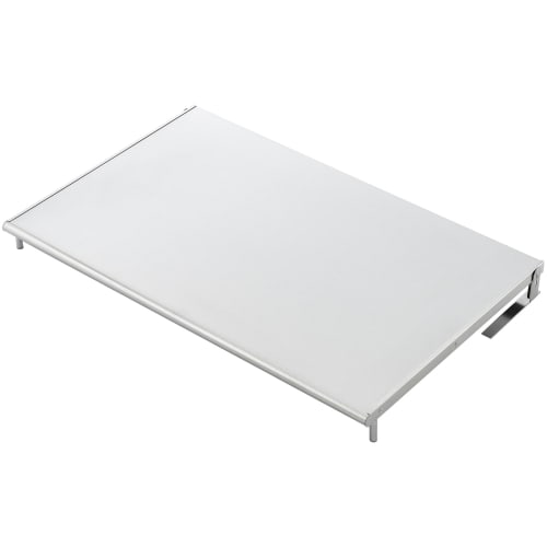 Yoshikawa Gas Stove Exhaust Vent Cover, Oil Splash Guard, 75cm X 52cm Deep, Silver, Made In Japan, Induction Cooktop Grill Cover, Super Embossed, Fits