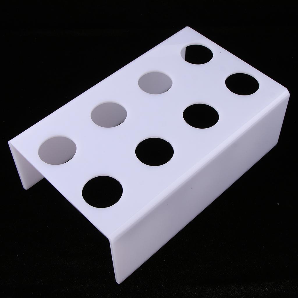 Heavy Duty 8 Holes Acrylic Stand Holder Ice Crisp Tube Cone Holder