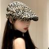 Summer Thin Leopard Print Niche Design Sense Forward Hat Woman