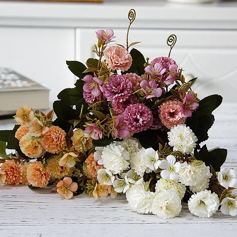 1/5/10PCS Clove Carnation Ornamental Flowerpot Decorative Flowers Scrapbooking Christmas Decor Home Wedding Artificial Plants