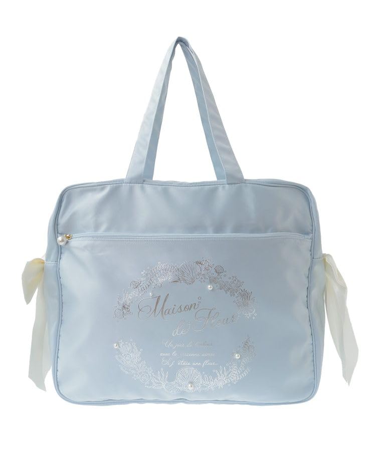 Maison de Fleur Seashell Print Carry-On Tote Bag, Light Blue, Women's