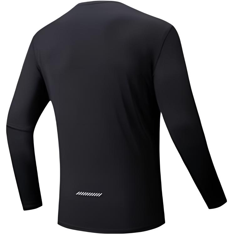 Anta Simple Solid Color Comfortable Versatile Casual Long Sleeve T-Shirt Men Tops 952615404-4