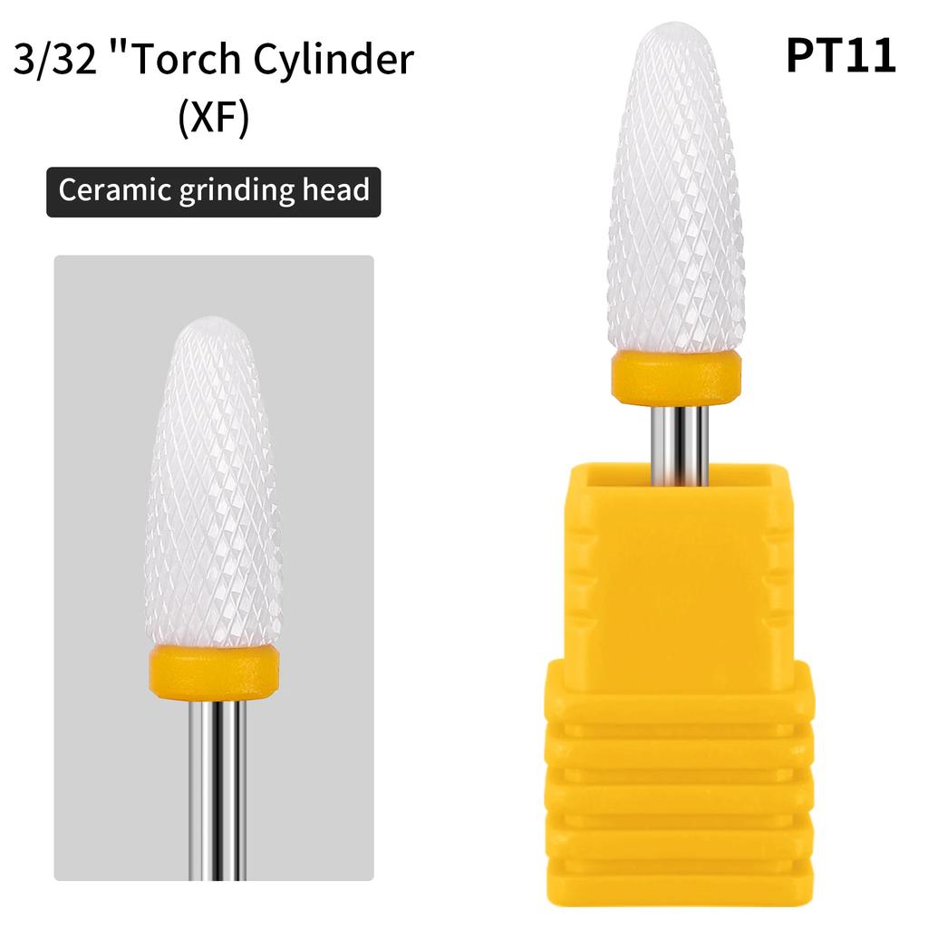 25 Types Ceramic Milling Cutter Nail Drill Bit Electric Manicure Pedicure Mill Bits Machine Files Nail Art Tools Equipment