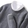 Herren Kaschmirwolle Rundhals Pullover - Business Casual, Lockere Passform, Große Größen, Herbst/Winter Basis Layer Unterwäsche