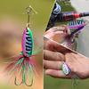Rotating Sequin Fishing Bait 5pcs/box Cardboard Loaded Metal Outdoor Sea Fishing Gear Fishing Bait