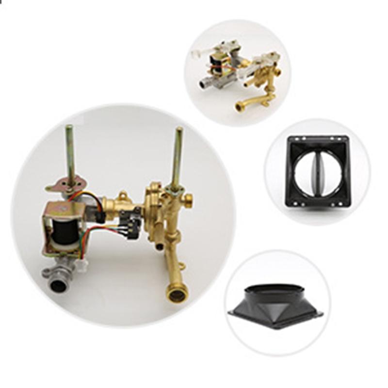 4Pieces Set Kitchen Appliance Part Embedded Stove Diffusers High Foot Burners Core Copper Texture for High Leg Stove