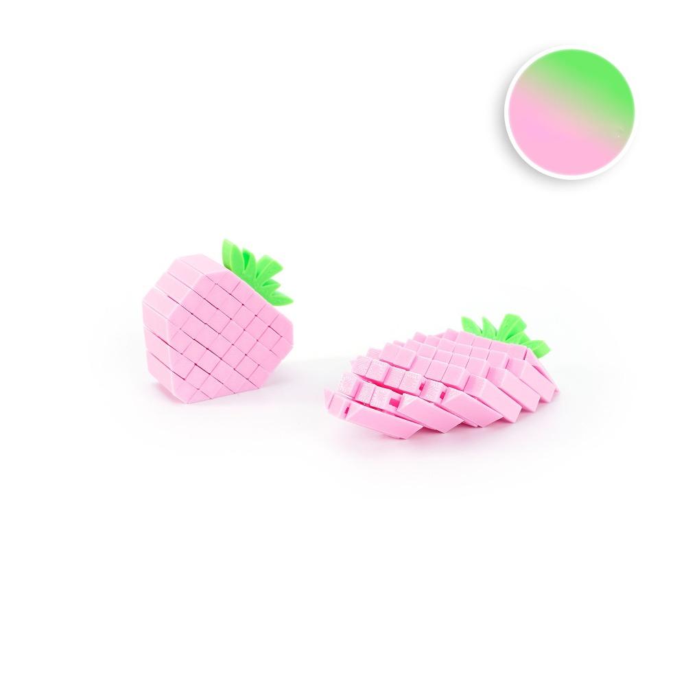 

Creative Gift Flexible 3D Printed Toys Fruit Series Lightweight Carrot Model Movable Portable Decorative Figurines розовый